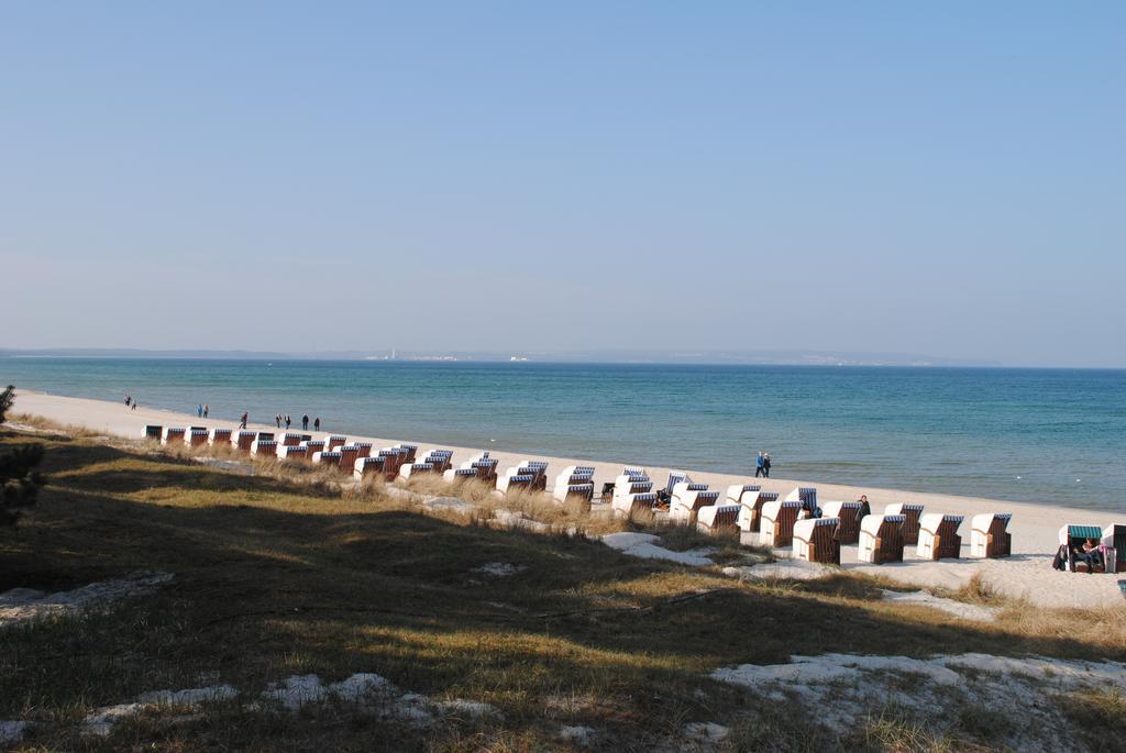 Panorama-meerblick In Der Atlantic Mit Strandkorb Am Binz